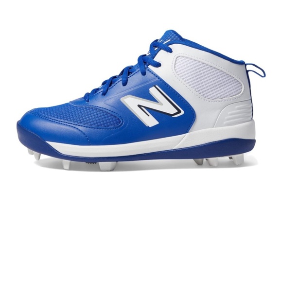 New Balance Blue and White Sneakers with Classic Design - Picture 3 of 6